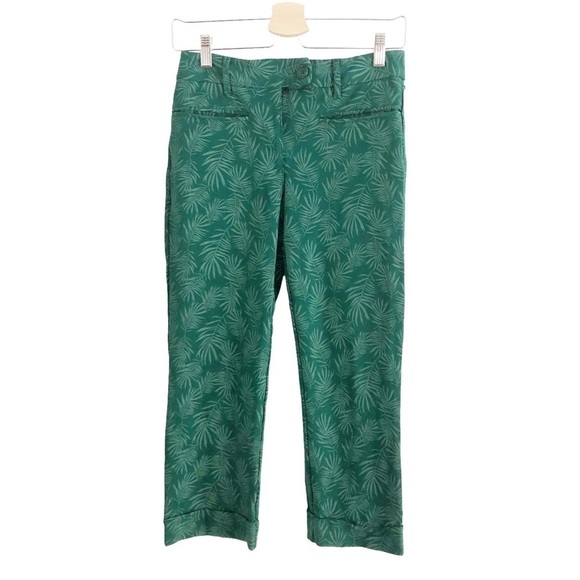 Betabrand Cabana Leaf Print Yoga Dress Pant Crops XSP - Picture 15 of 15